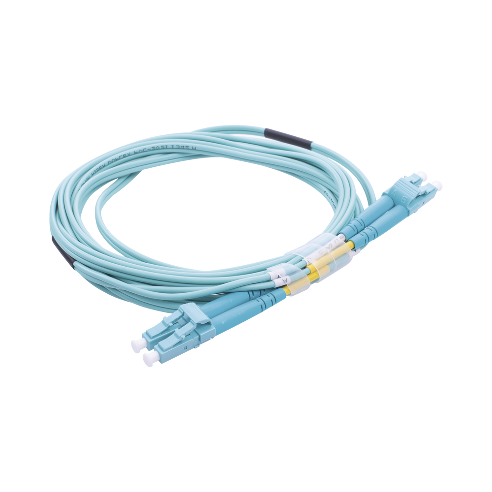 Jumper de Fibra Óptica LinkedPro LP-FOM3-LCLC-R03 Multimodo OM3 Dúplex 3 m
