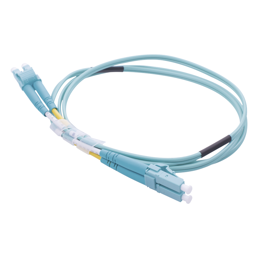 Jumper de Fibra Óptica LinkedPro LP-FOM4-LCLC-R01 Multimodo OM4 Dúplex