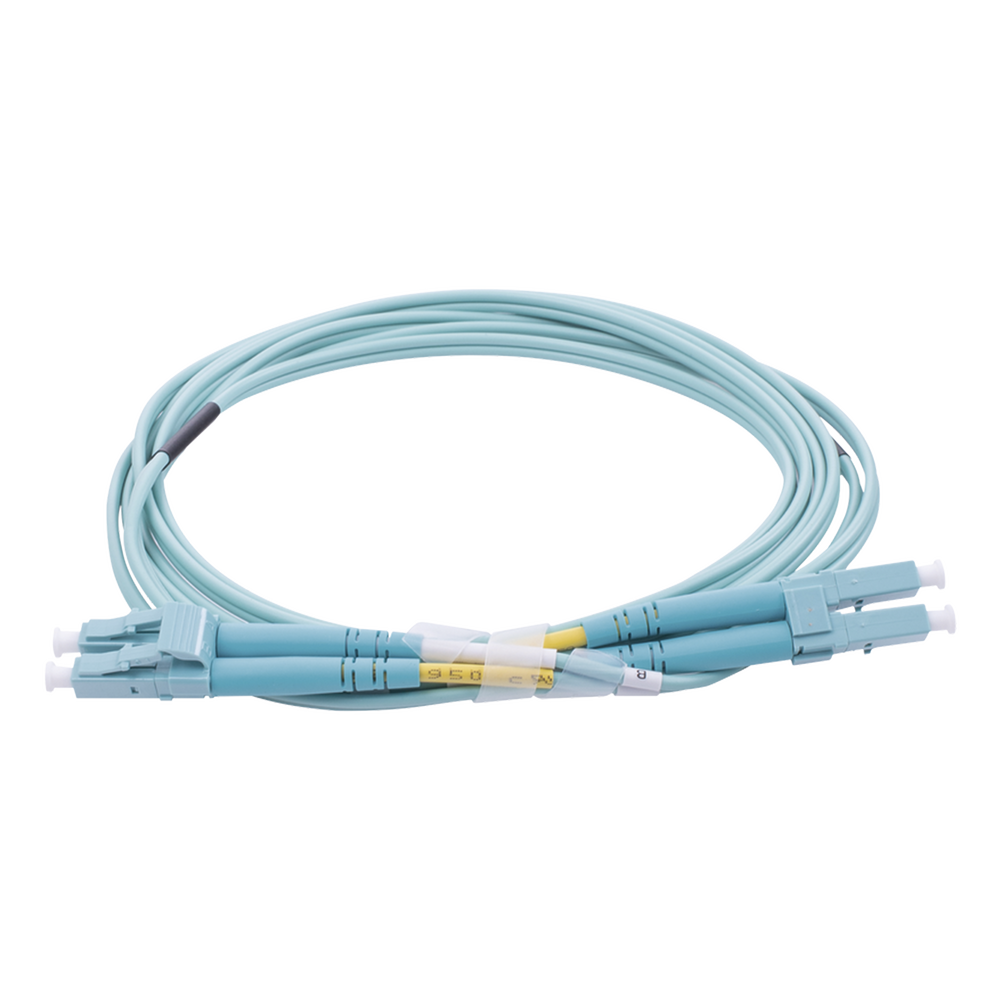 Jumper de Fibra Óptica LinkedPro LP-FOM4-LCLC-R02 Multimodo OM4 Dúplex 2 m