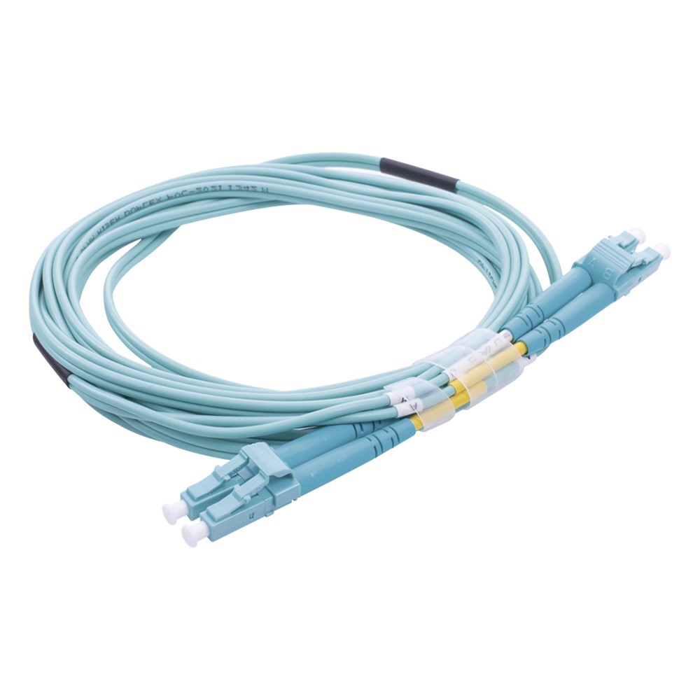 Jumper de Fibra Óptica LinkedPro LP-FOM4-LCLC-R03 Multimodo OM4 Dúplex 3 m