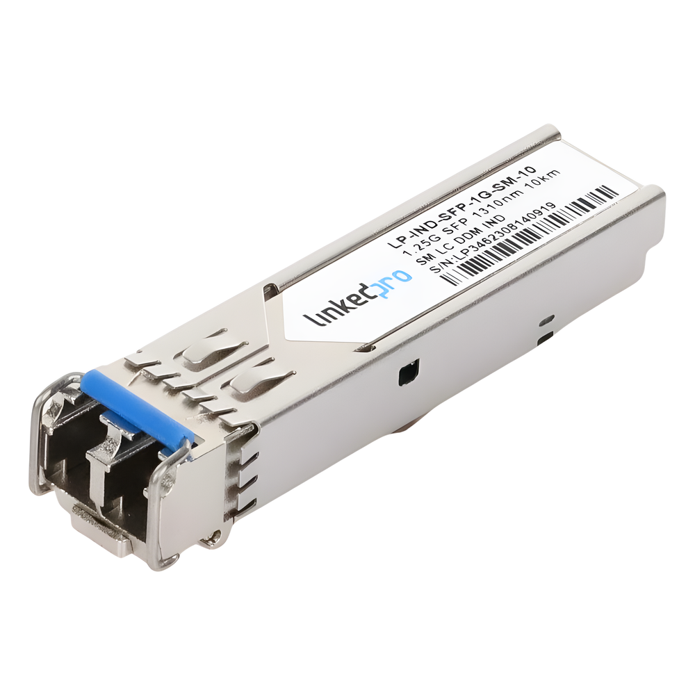 Transceptor Industrial SFP LinkedPro LP-IND-SFP-1G-SM-10 Monomodo Dúplex