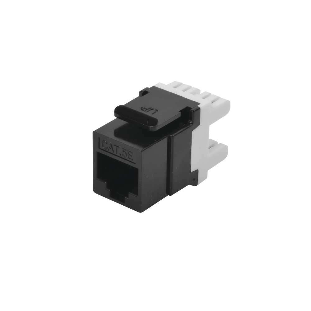 Módulo Jack Keystone Cat5e con terminación LinkedPro LP-KJ-549-BK Negro