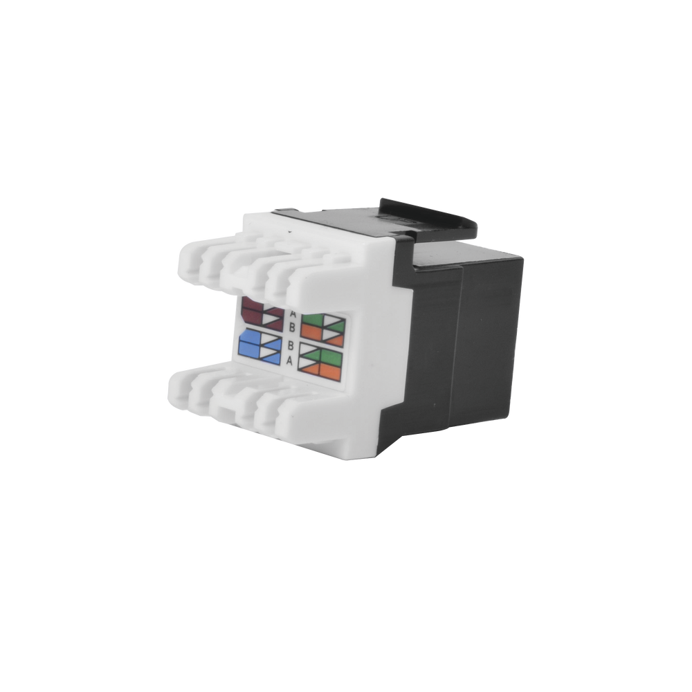 Módulo Jack Keystone Cat5e con terminación LinkedPro LP-KJ-549-BK Negro