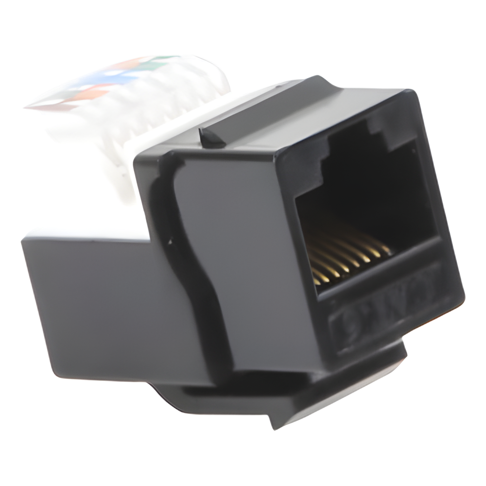 Módulo Jack Cat6 sin herramienta LinkedPro LP-KJ-610-BK Negro