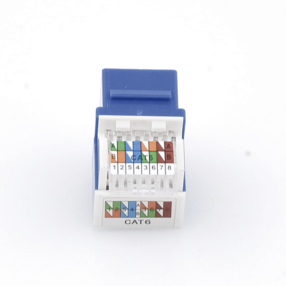 Módulo Jack Cat6 sin herramienta LinkedPro LP-KJ-610-BU Azul