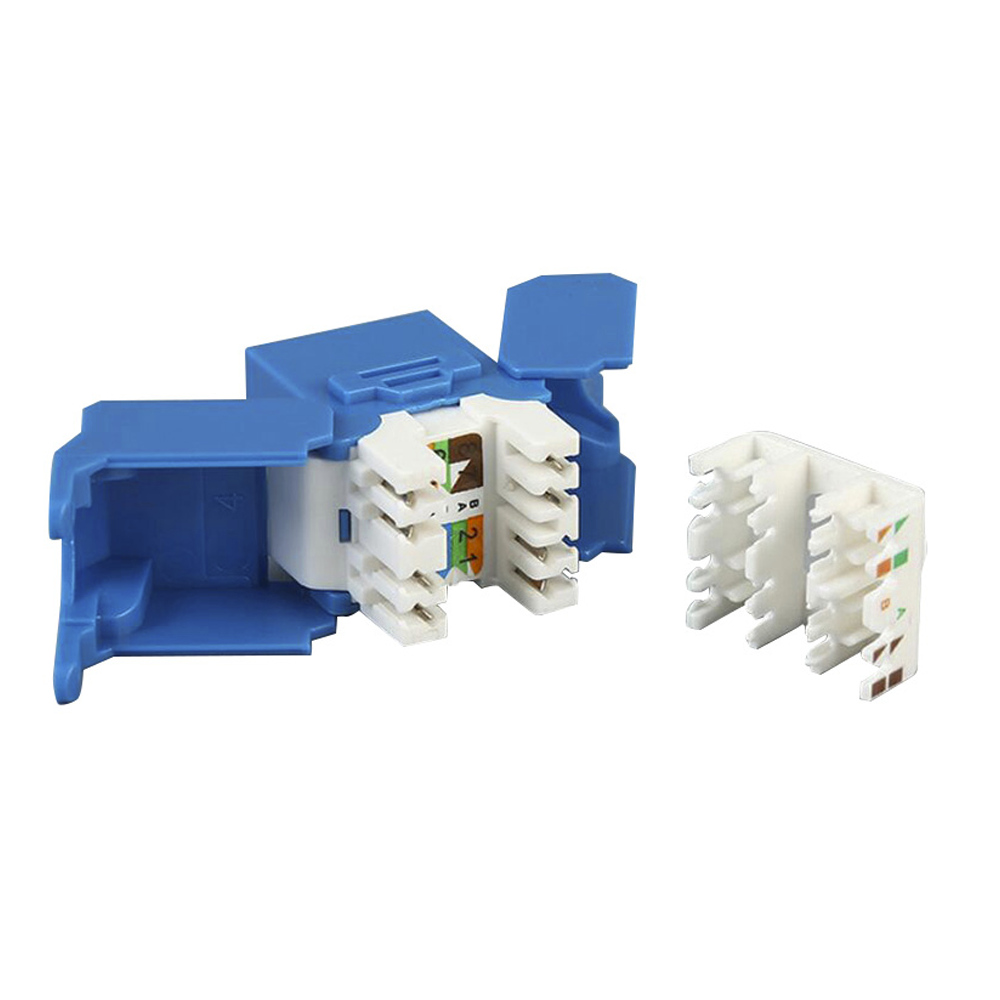 Módulo Jack Keystone Cat6A LinkedPro LP-KJ-6A-TTBU Azul