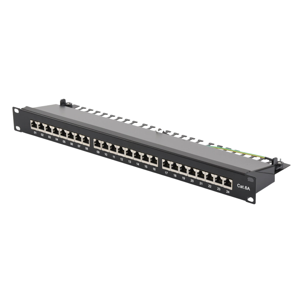 Panel de parcheo de impacto LinkedPro LP-PP-CS-6A-24P