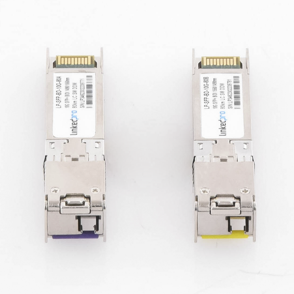Transceptores Bidireccionales SFP+ LinkedPro LP-SFP-BD-10G-80 Monomodo