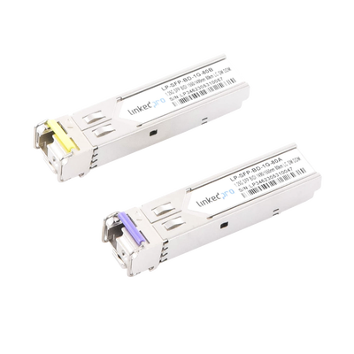 Transceptores Bidireccionales SFP LinkedPro LP-SFP-BD-1G-80 Monomodo