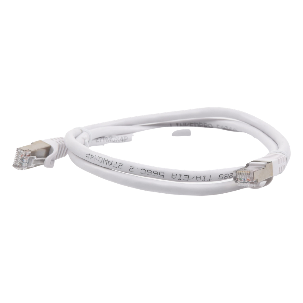 Patch Cord Cat6A 10G blindado 1.0M LinkedPro LP-STP-6A-100-WH 1.0 m Blanco