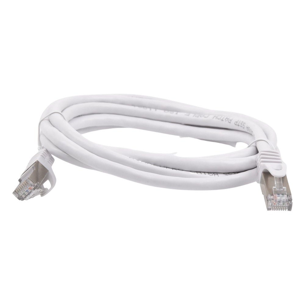 Patch Cord Cat6A 10G blindado 2M LinkedPro LP-STP-6A-200WH 2 m Blanco