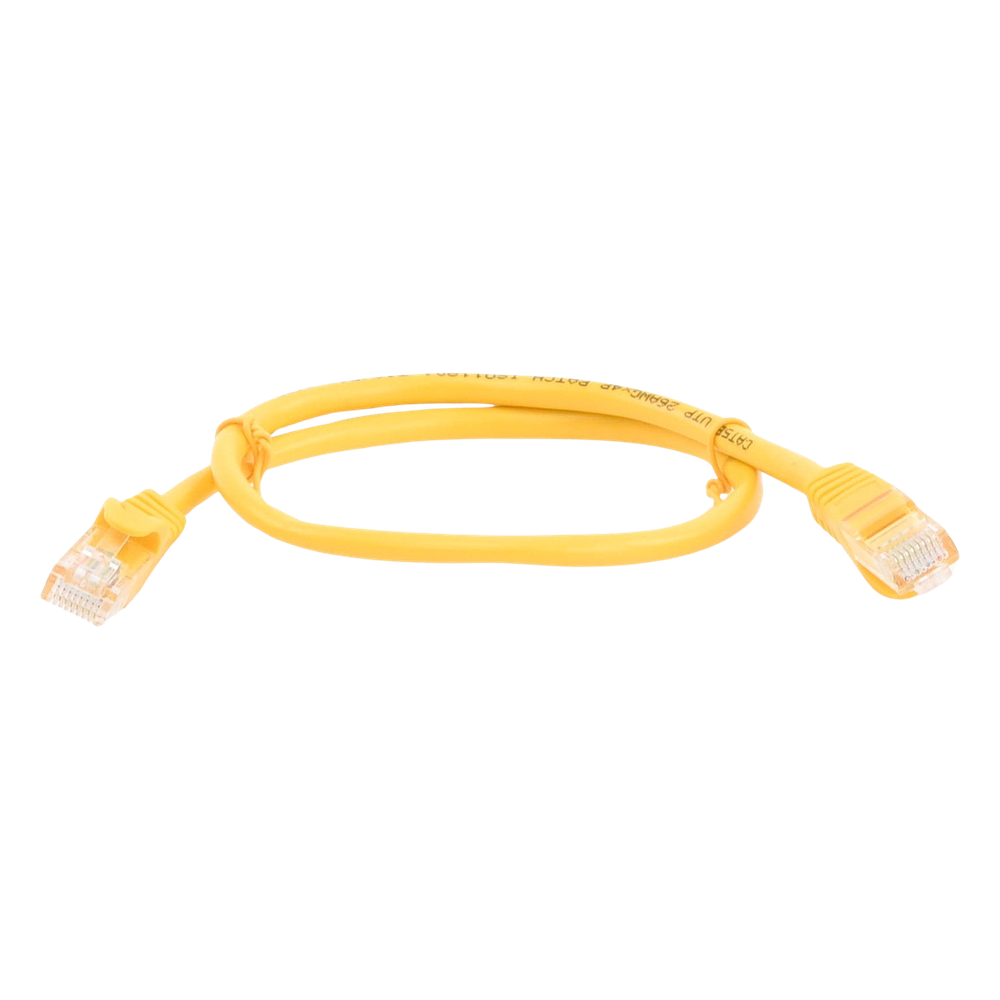 Cable de parcheo UTP Cat5e LinkedPro LP-UT3-050-YE 0.5 m Amarillo
