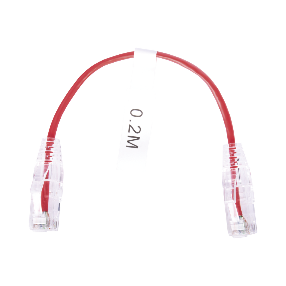 Cable de Parcheo Slim UTP Cat6 LinkedPro LP-UT6-020-RD28 Rojo