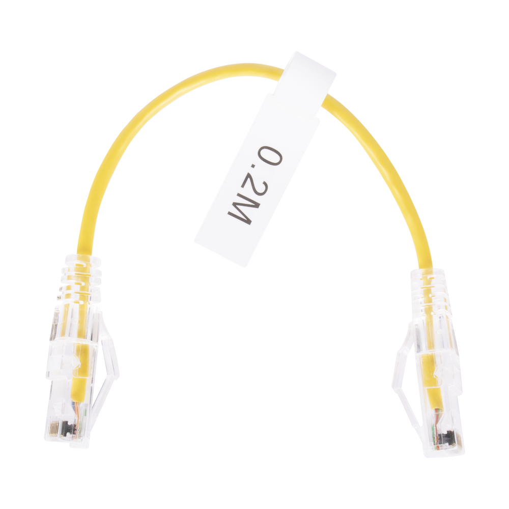 Cable de Parcheo Slim UTP Cat6 LinkedPro LP-UT6-020-YE28 Amarillo