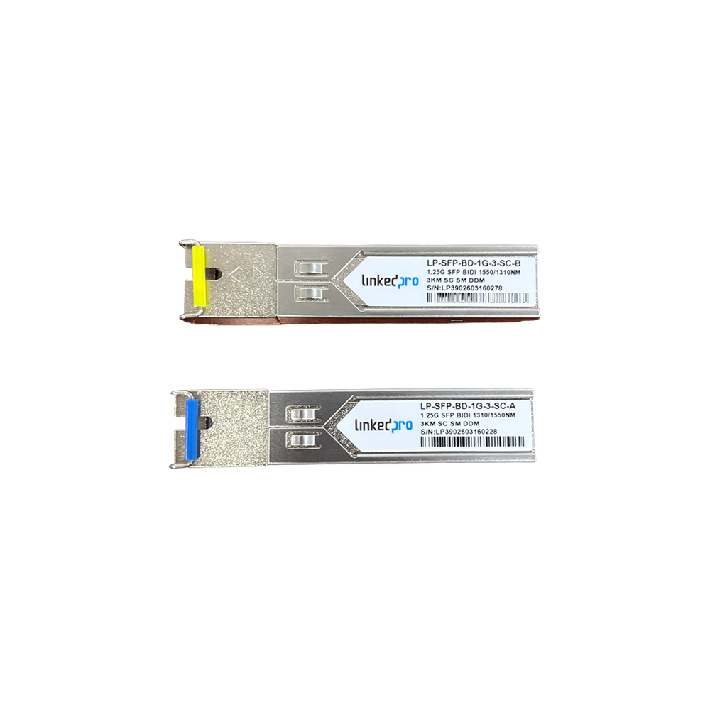 Transceptores Bidireccionales SFP LinkedPro LPSFPBD1G80SC Monomodo