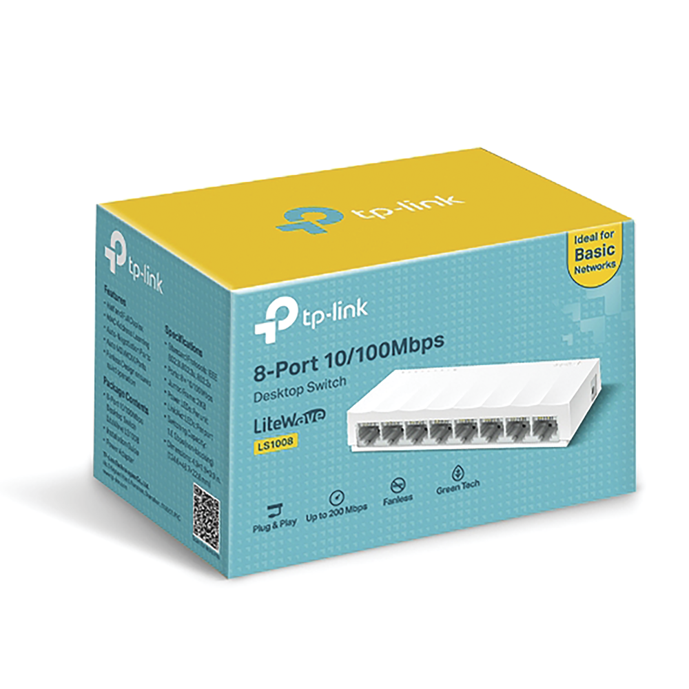 Switch para escritorio 8 puertos 10 TP-Link LS1008