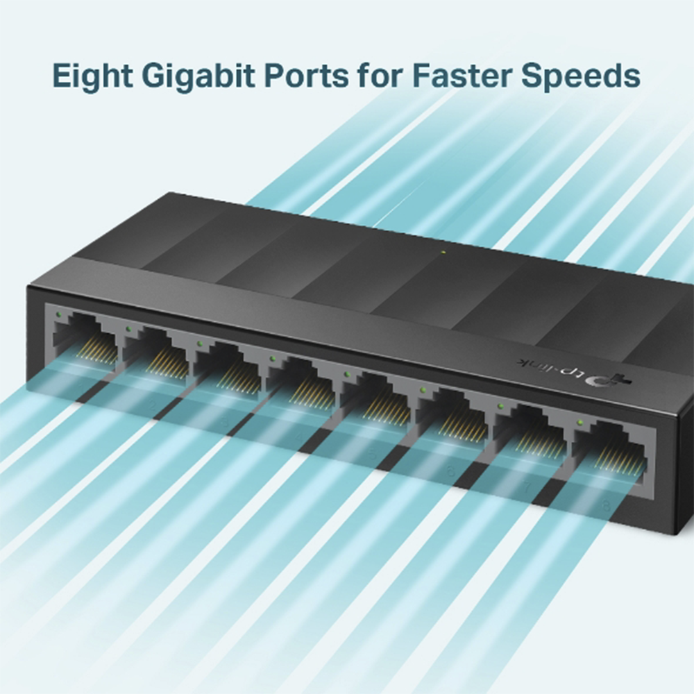 Switch para escritorio 8 puertos 10 TP-Link LS1008G