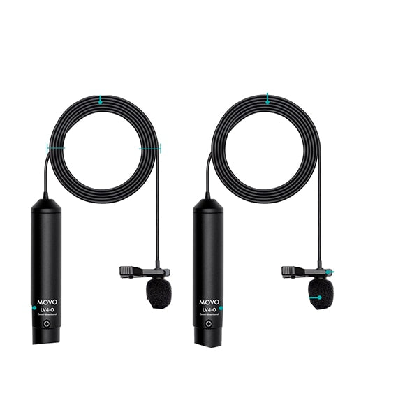Micrófono Inalámbrico Movo XLR Dual Omni Lavalier Microphone - vista 1