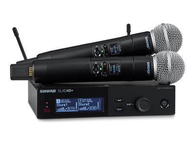 Micrófono Inalámbrico Shure SLX-D Wireless System SLXD24D+/58 - vista 1