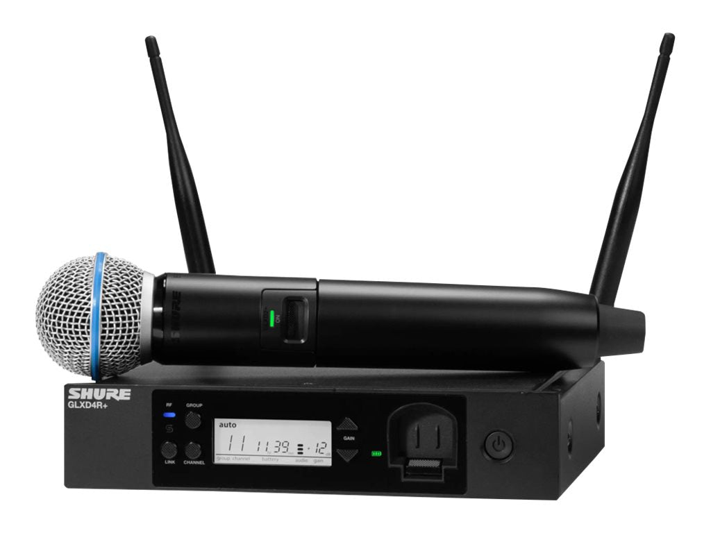 Micrófono Shure GLX-D+ Dual Band Digital Wireless GLXD24R+/B58-Z3 Hand Held - vista 1