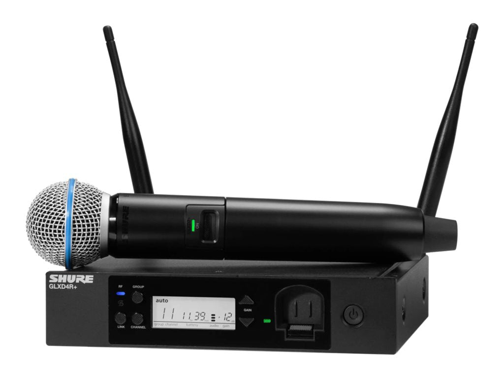 Micrófono Shure GLX-D+ Dual Band Digital Wireless GLXD24R+/B58-Z3 Hand Held - vista 4