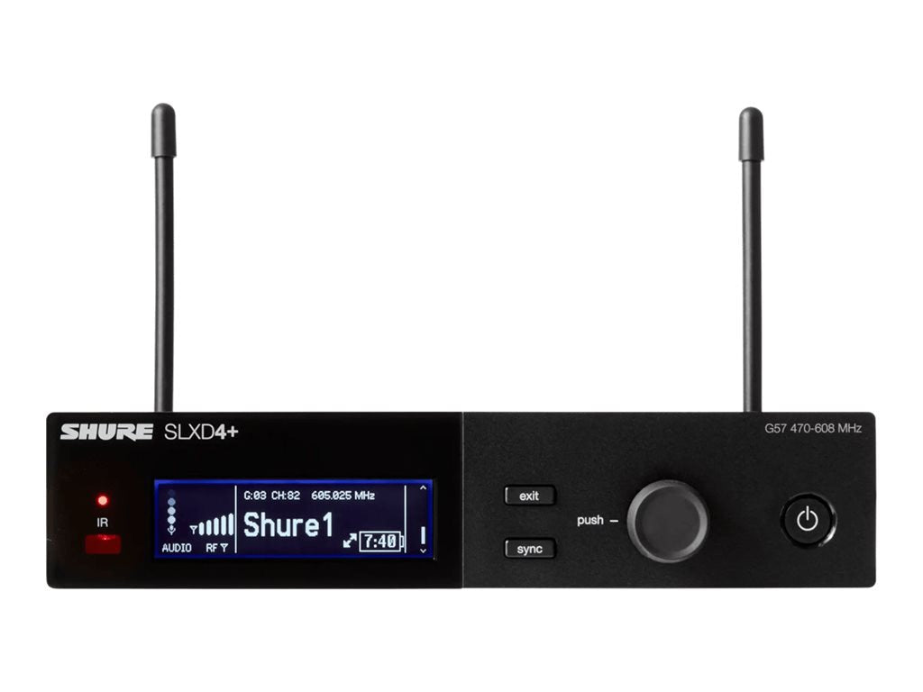 Micrófono Shure SLX-D SLXD4+ - vista 1