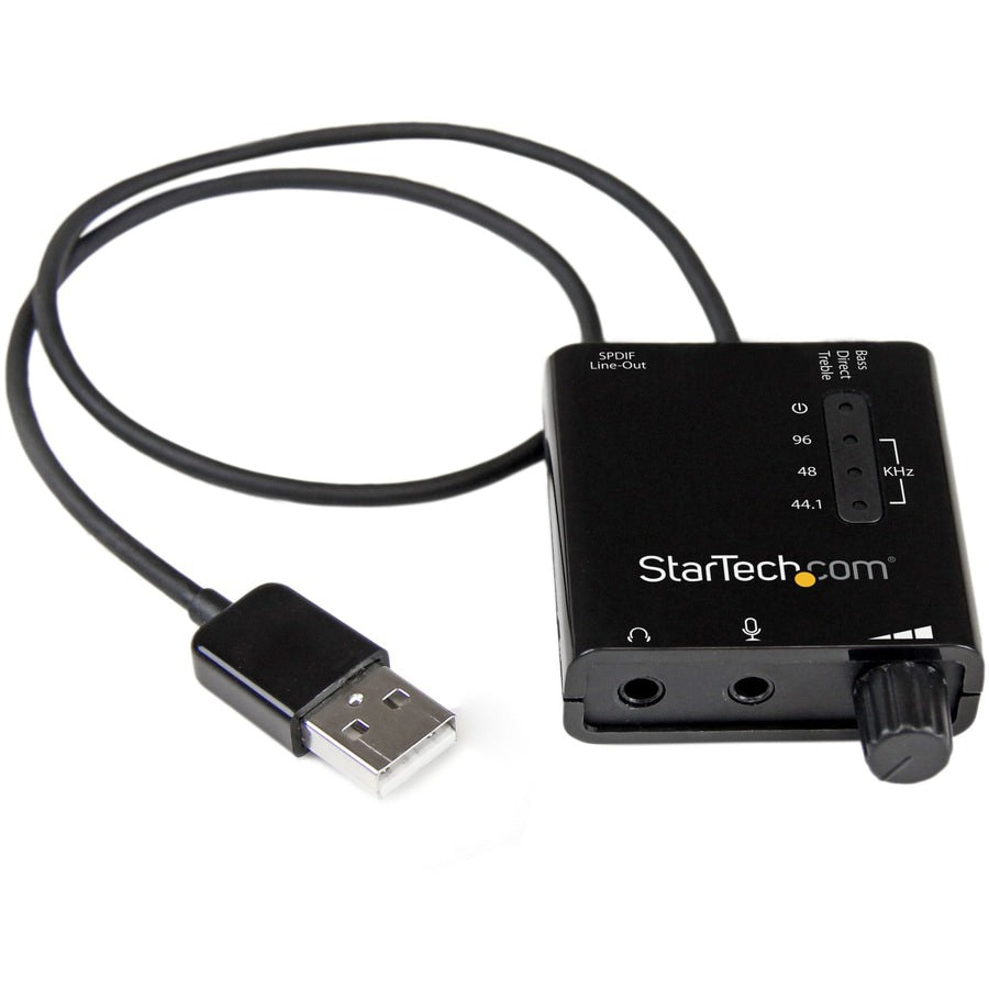 Micrófono StarTech.com StarTech USB Sound Card w/ SPDIF Digital Audio & Stereo Mic - vista 1