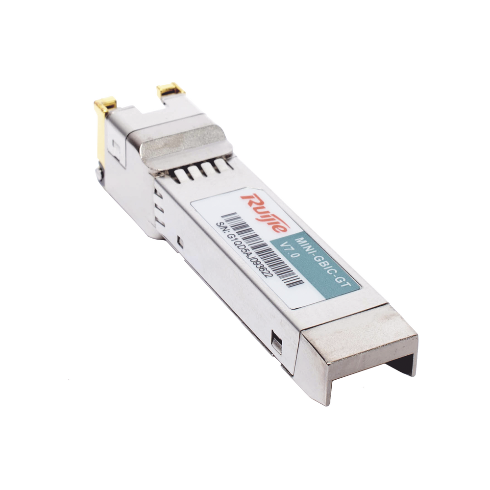 Módulo Transceptor Mini-GBIC-GT 1000BASE-T SFP a Cobre Ruijie MINI-GBIC-GT 100 m