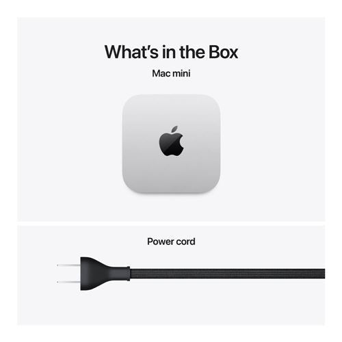 Mini PC Apple Mac mini MHQK4LL/A (Mid 2026) — detalle de los puertos