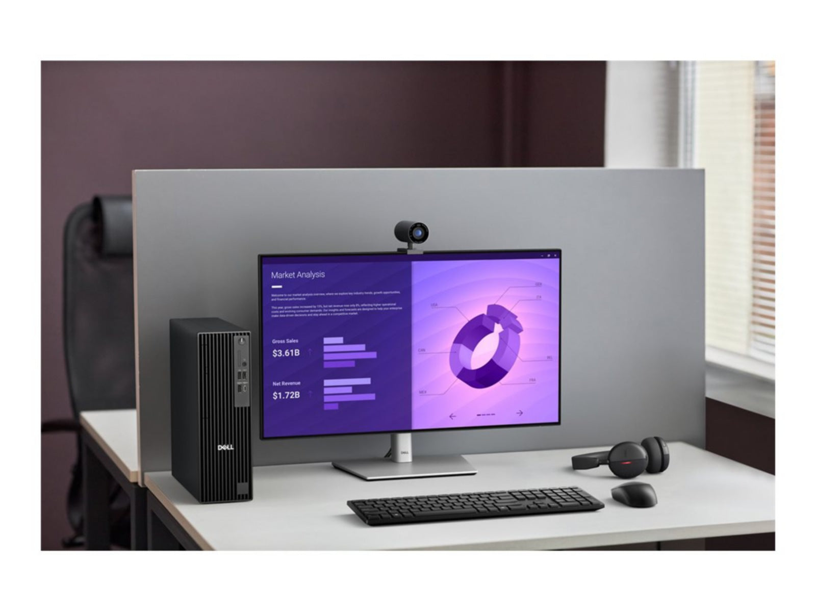 Mini PC Dell Pro Slim Plus QBS1250, Intel Core Ultra 7 265 20 Núcleos, 16GB DDR5, SSD 256 GB, Intel Graphics - vista 5