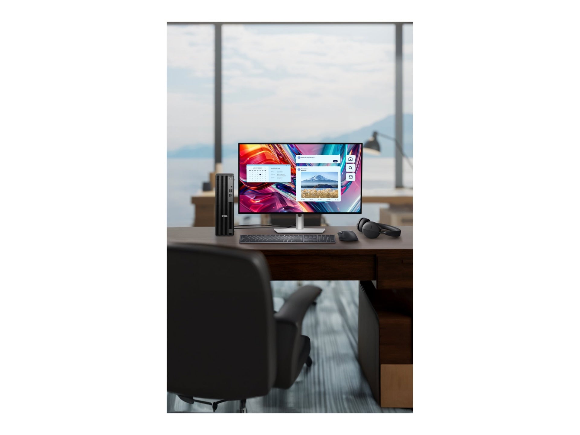 Mini PC Dell Pro Slim QCS1250, U7-265 U7 265 14 Núcleos, 16GB DDR5, SSD 256 GB - vista 5