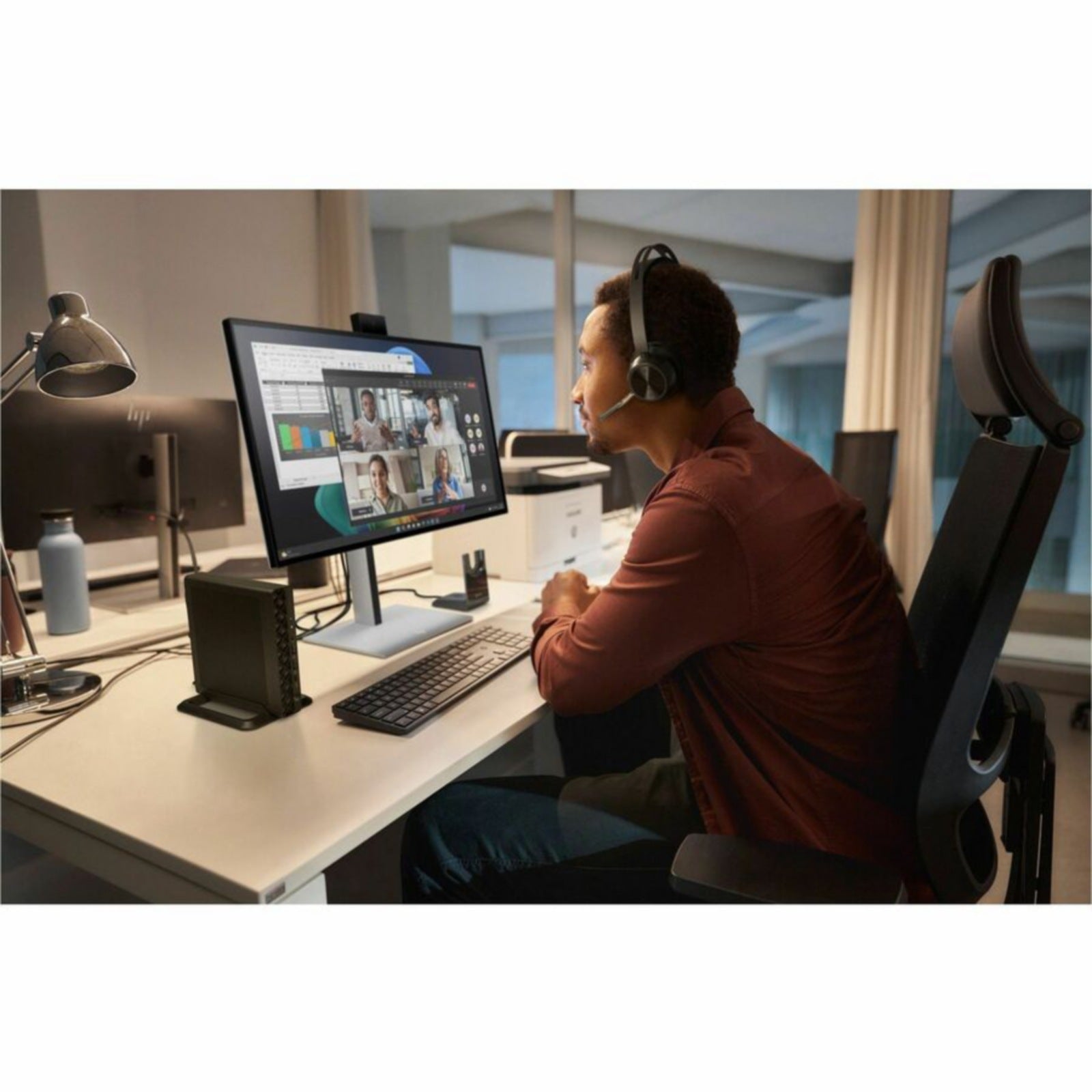 Mini PC HP EliteDesk, Intel Core Ultra 7 265T 20 Núcleos, 16GB DDR5, 512 GB SSD, Intel® Q870 (vPro®) - vista 6
