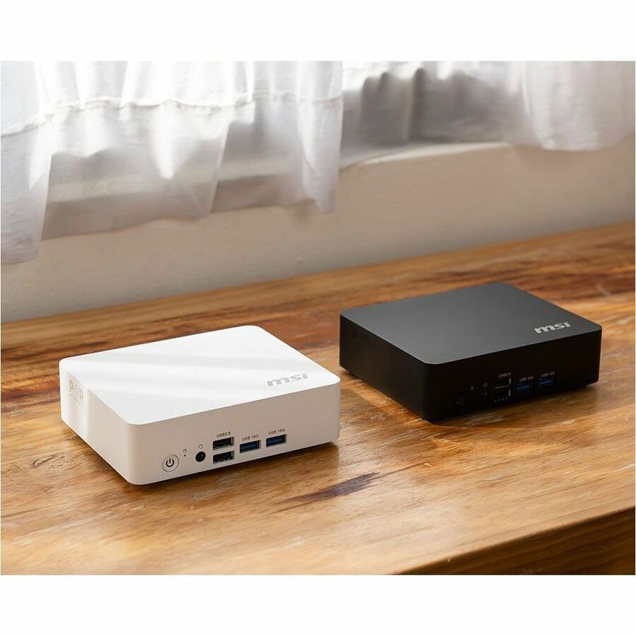 Mini PC MSI Cubi NUC TWG S-016US, Intel N150 4 Núcleos, 8GB DDR5, 128GB M.2 SATA SSD - vista 3
