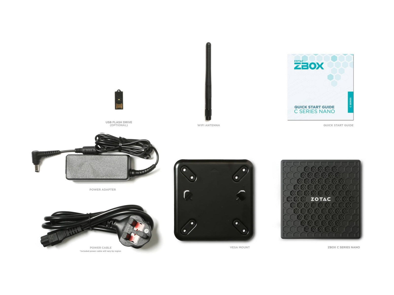 Mini PC ZOTAC ZBOX C Series CI337 nano, Intel N-Series N100 4 Núcleos, 0GB DDR5 - vista 6