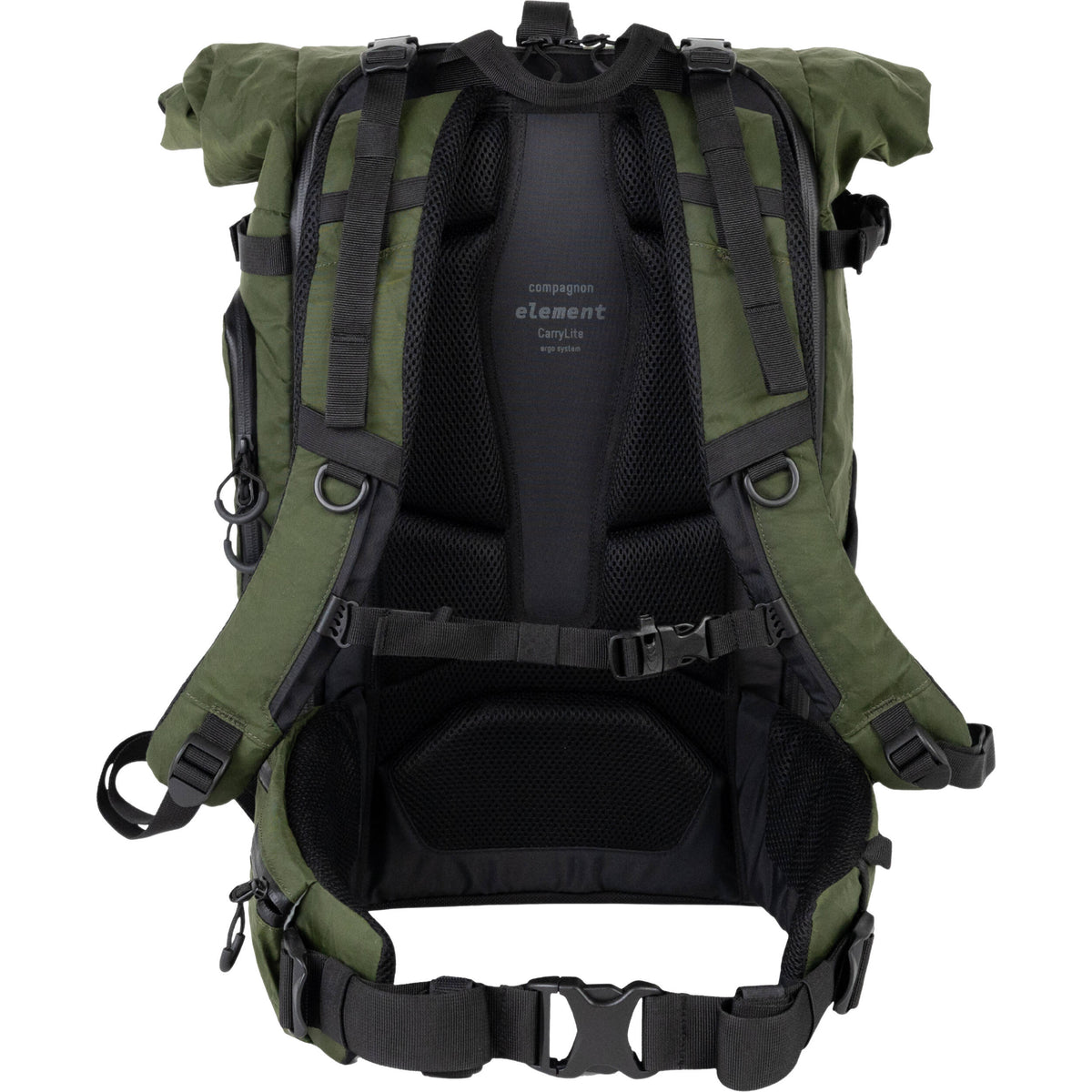 Mochila compagnon Element (Verde Forest, 30L) - vista frontal