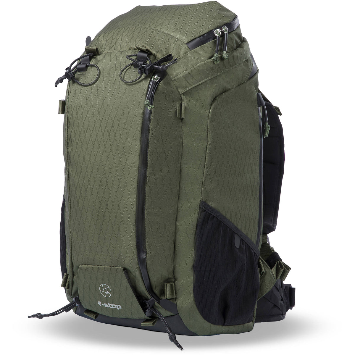 Mochila f-stop AJNA DuraDiamond Travel & Adventure (Cypress Verde, 37L) - vista trasera