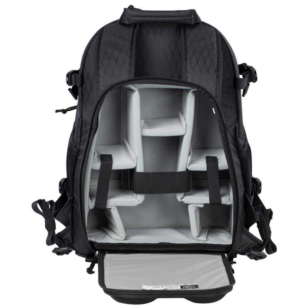 Mochila f-stop Guru 4 AIR Pack para Male Torsos con Mediano ICU (Anthracite Negro) - vista frontal