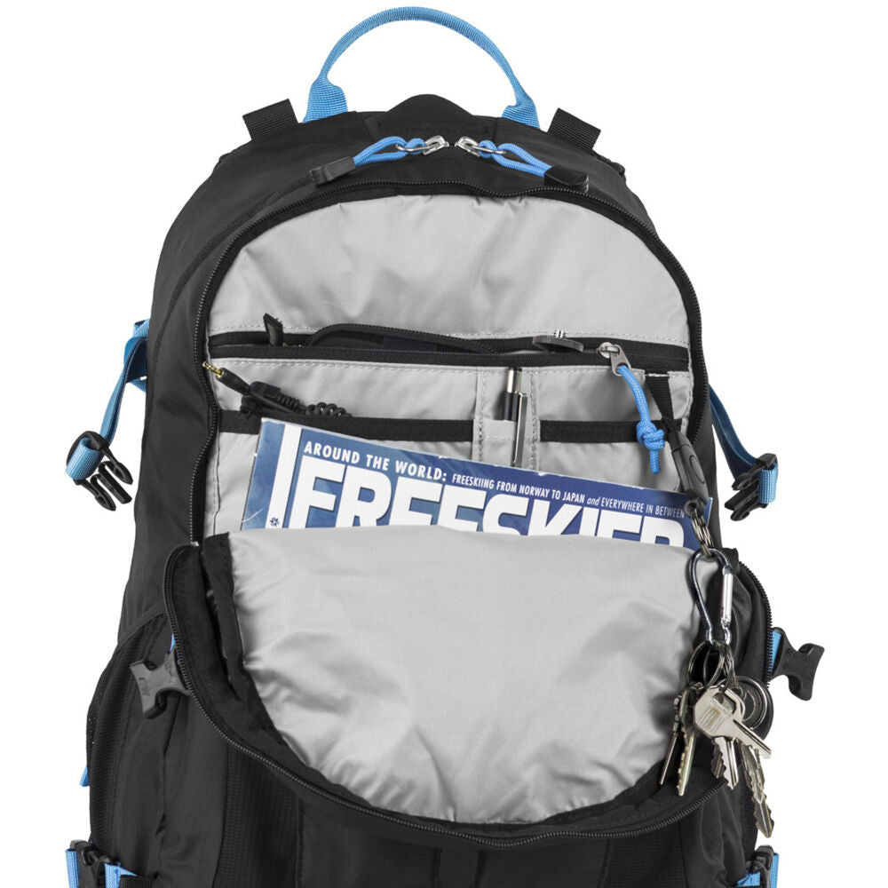 Mochila f-stop Guru UL (Negro/Azul, 25L) - vista trasera