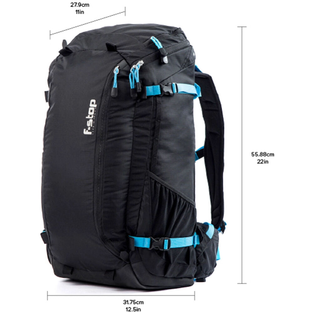 Mochila f-stop Loka UL (Negro/Azul, 37L) - contenido de la caja
