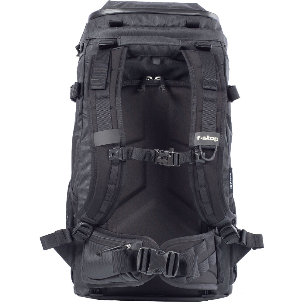 Mochila f-stop Lotus 4 CORE DuraDiamond (Anthracite Negro, 28L) - puertos y conexiones