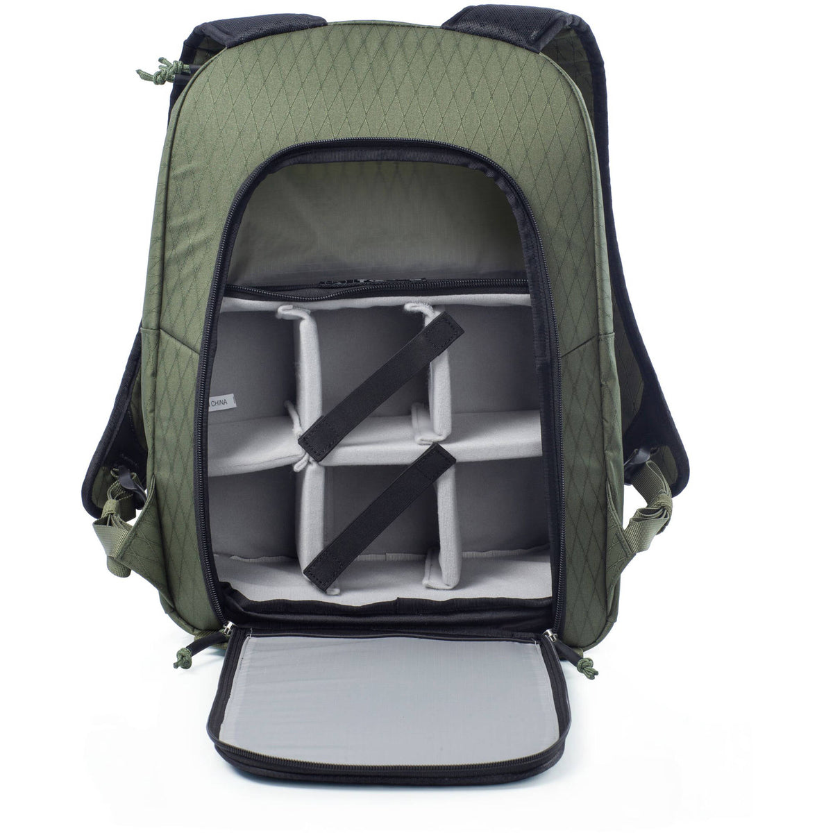 Mochila f-stop Rju Air 18L con Chico Shallow ICU (Verde Cypress) - vista frontal