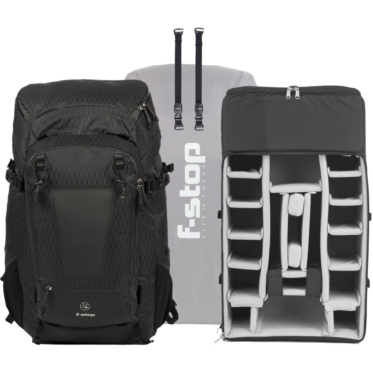 Mochila f-stop Shinn DuraDiamond Expedition 80L Bundle (Negro Anthracite) - vista principal