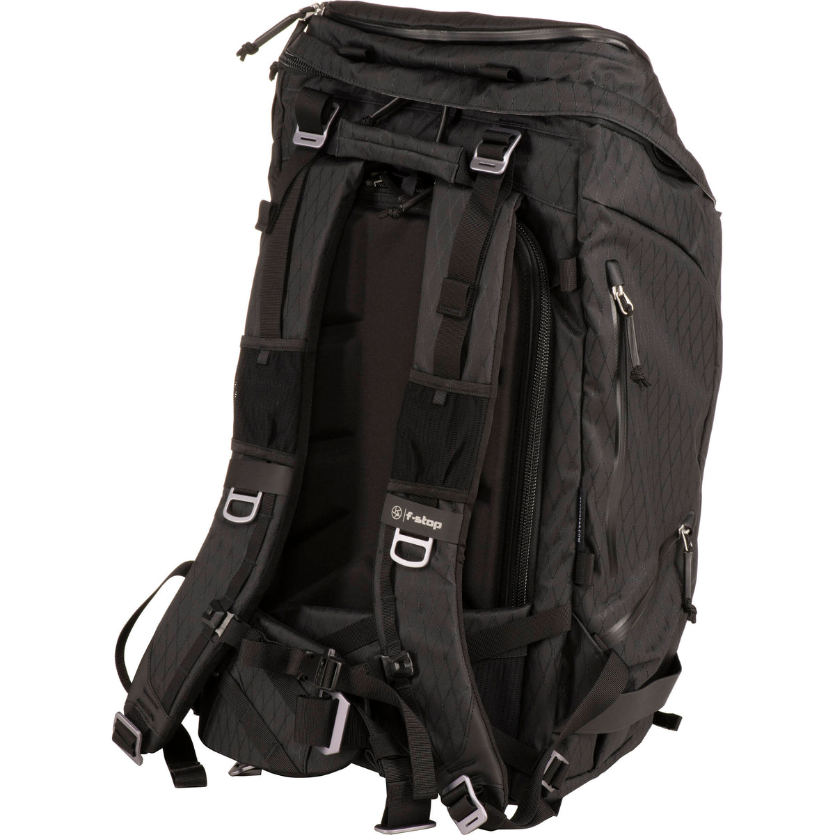 Mochila f-stop TILOPA 50L DuraDiamond Travel & Adventure Bundle (Negro Anthracite) - puertos y conexiones
