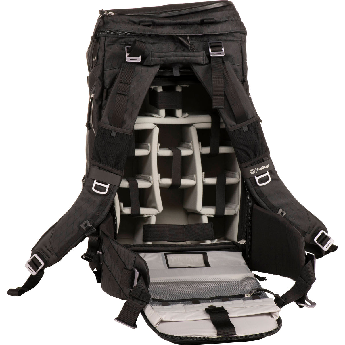 Mochila f-stop TILOPA 50L DuraDiamond Travel & Adventure Bundle (Negro Anthracite) - contenido de la caja