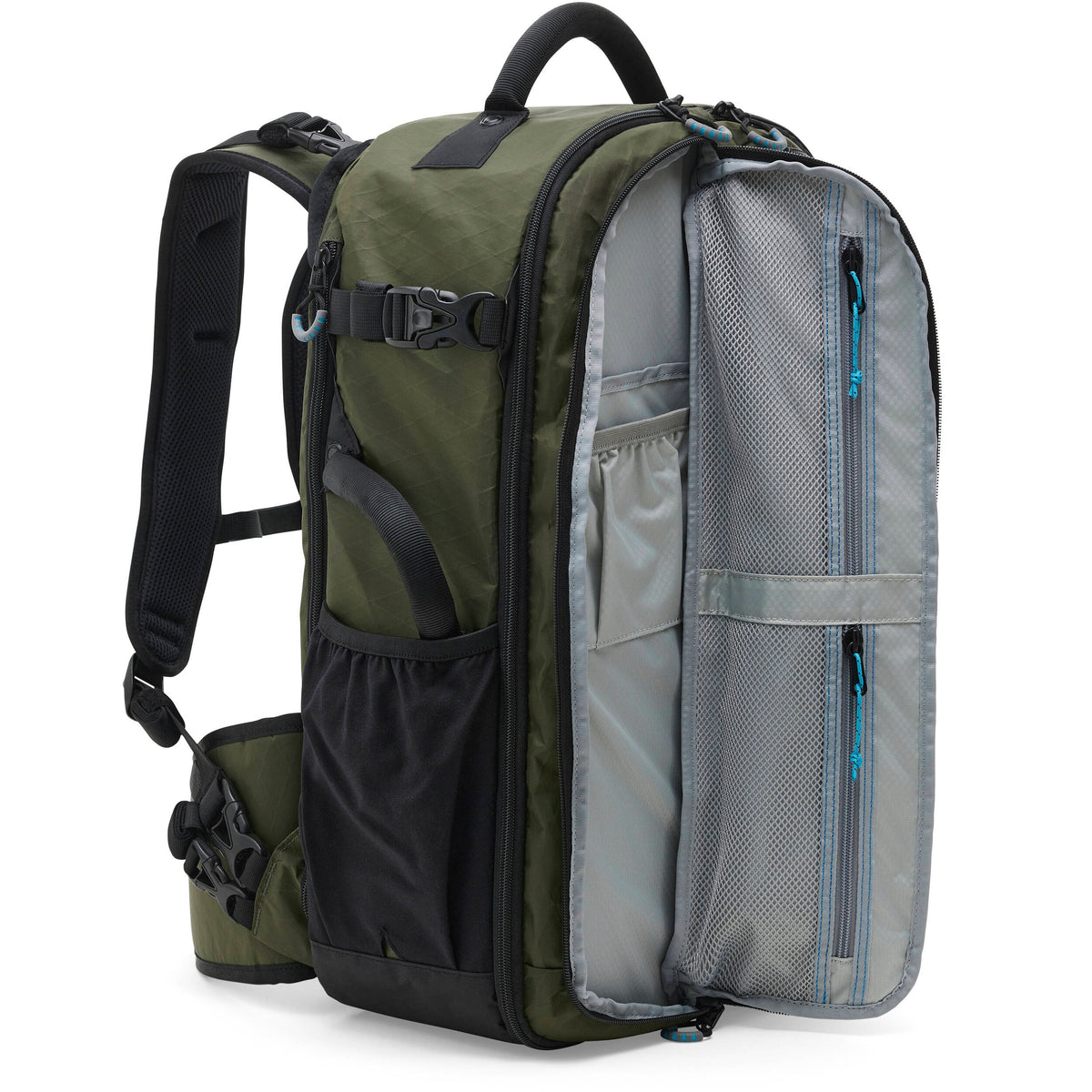 Mochila Gura Gear Kiboko 2.0 (Forest Verde, 30L+) - vista trasera