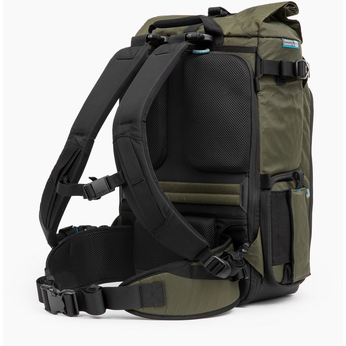 Mochila Gura Gear Kiboko City Commuter Pro (Negro, 26L+) - vista trasera