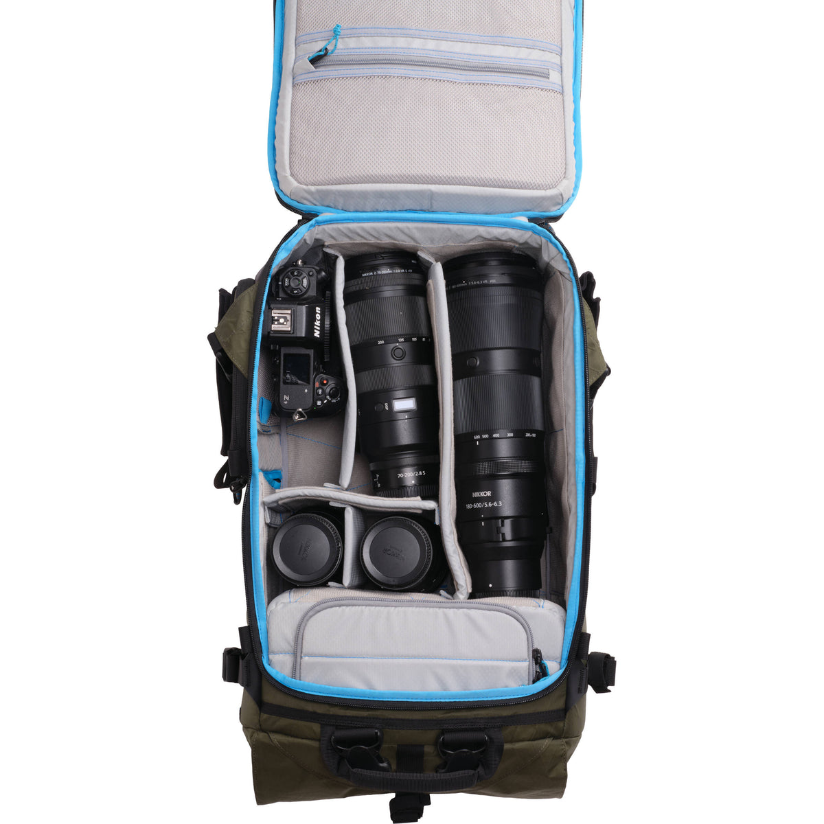 Mochila Gura Gear Kiboko City Commuter Pro (Verde, 26L+) - vista frontal