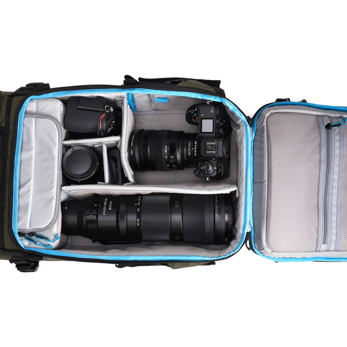 Mochila Gura Gear Kiboko City Commuter Pro (Verde, 26L+) - en uso