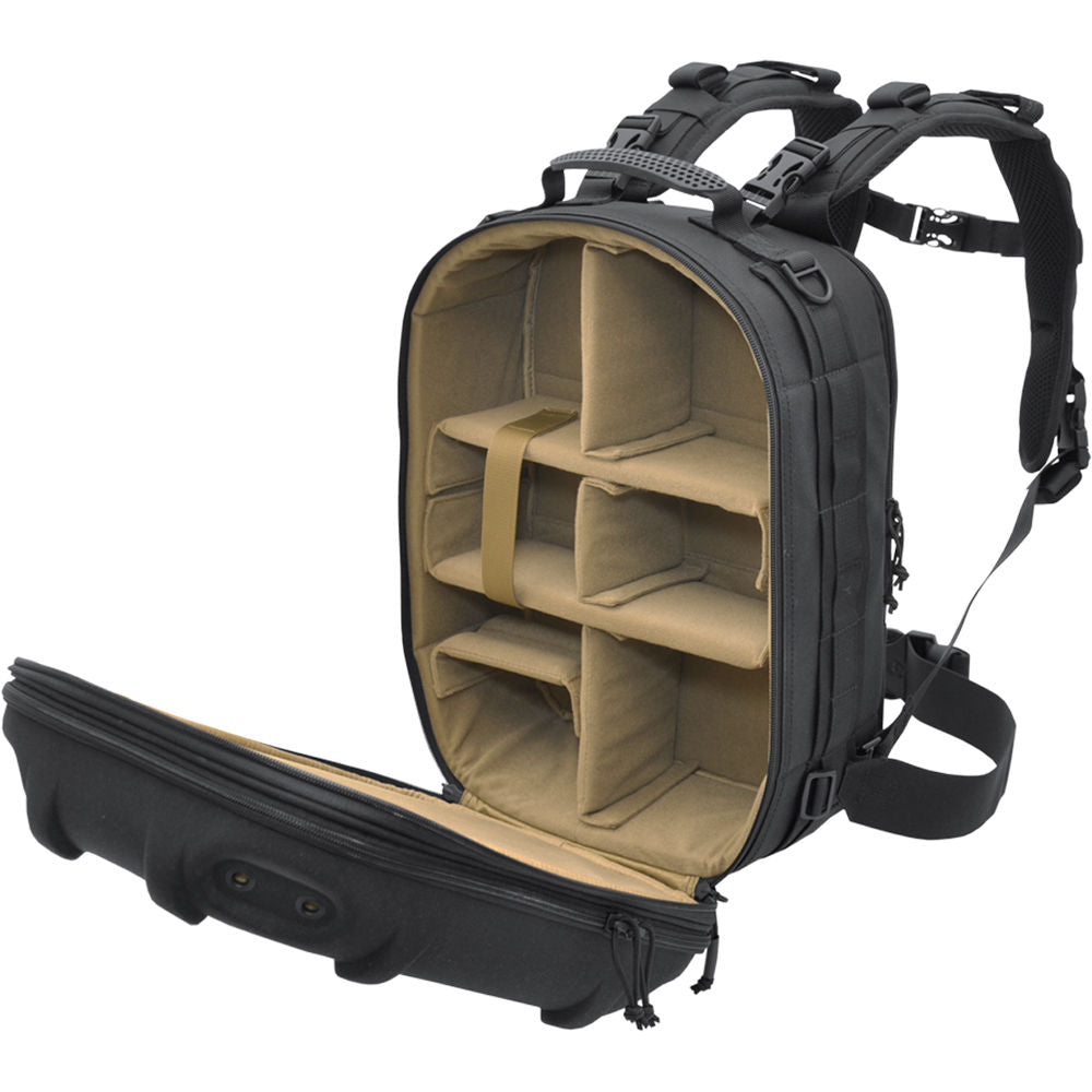 Mochila Hazard 4 Grill Hard-MOLLE Photo Pack (Negro) - vista lateral