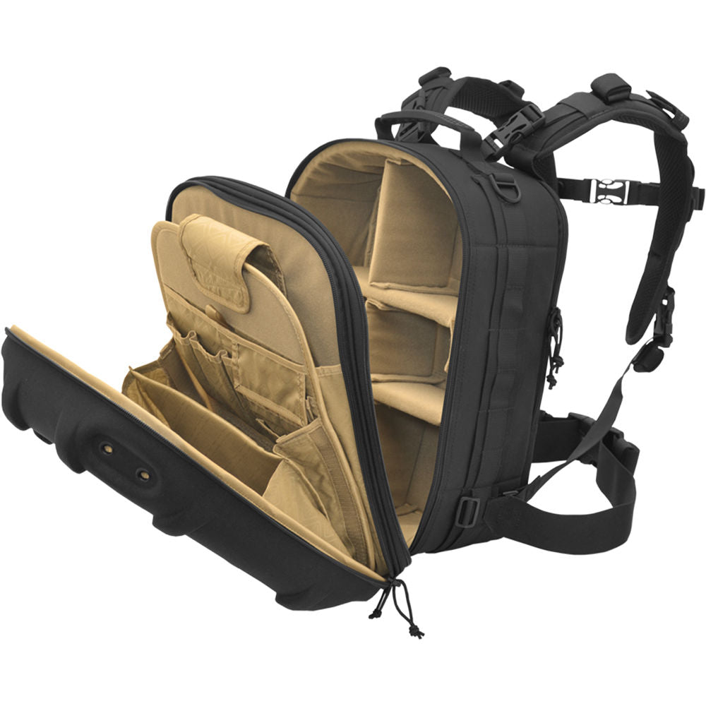 Mochila Hazard 4 Grill Hard-MOLLE Photo Pack (Negro) - puertos y conexiones